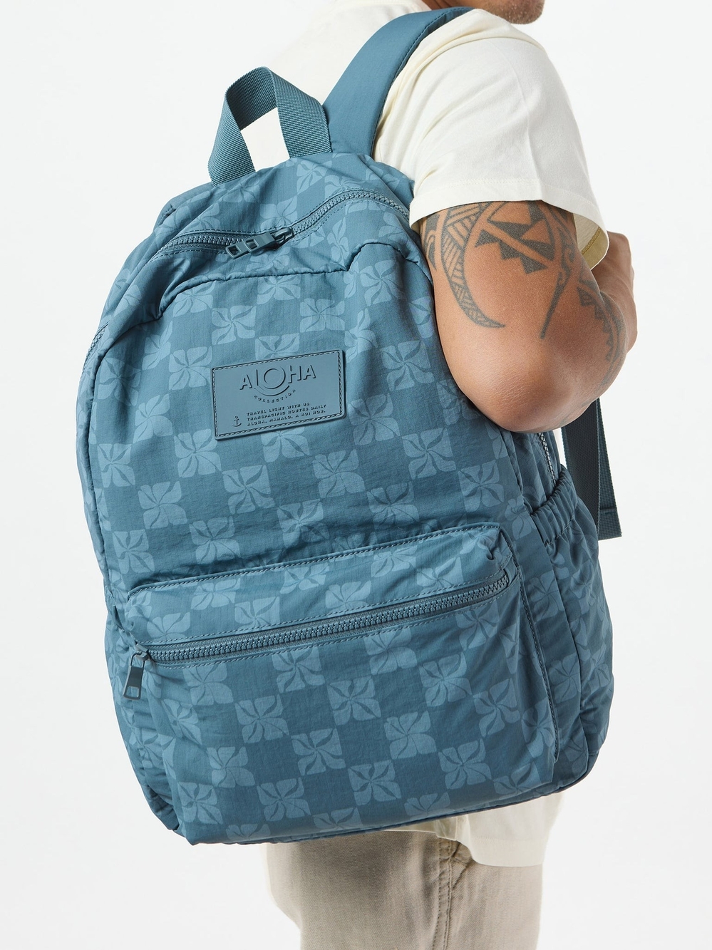 NWT! ALOHA Collection Checkered Backpack